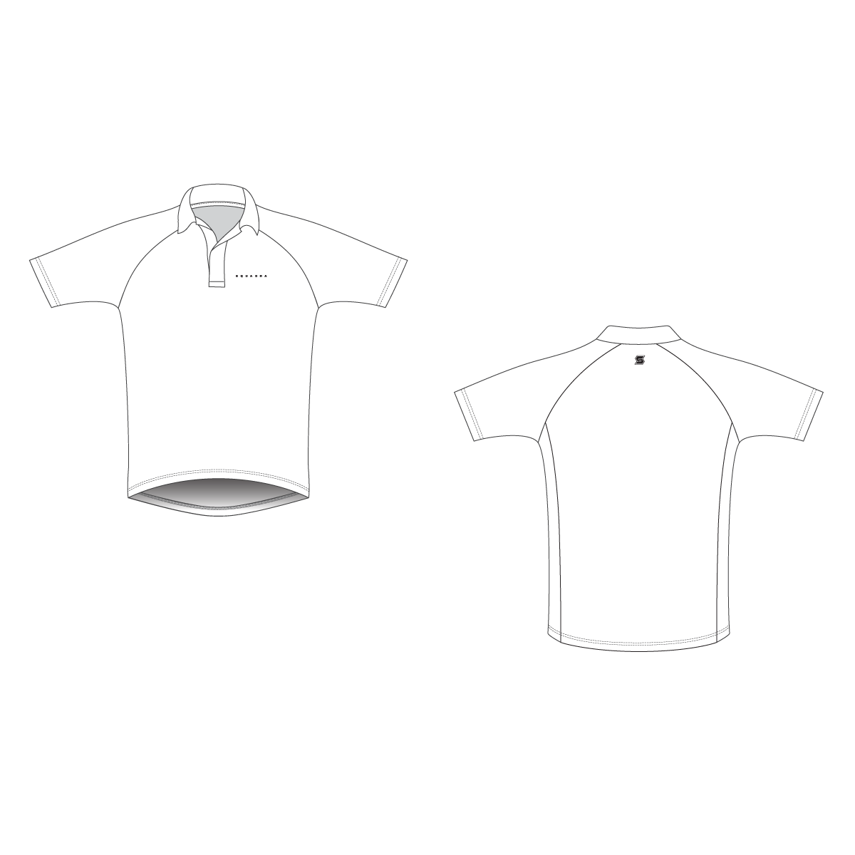 White polo shirt sales blank