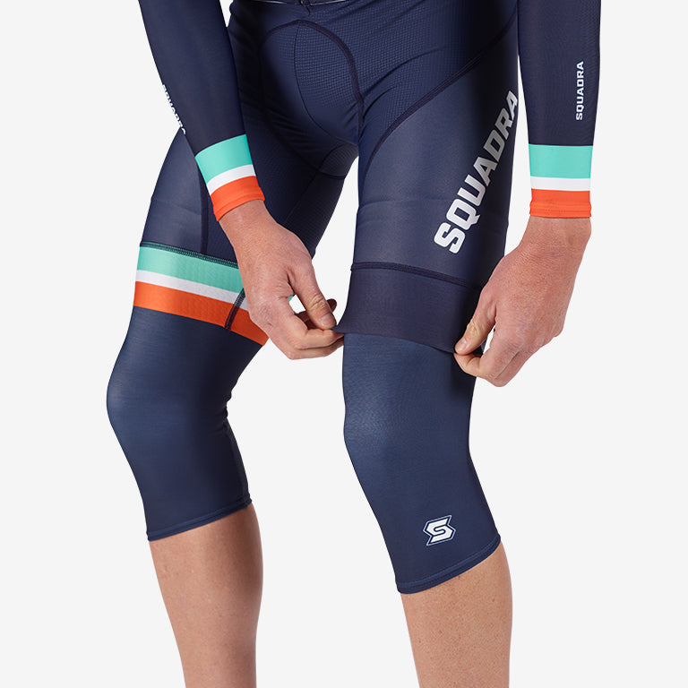 UNISEX THERMOFLEX KNEE WARMERS - NAVY