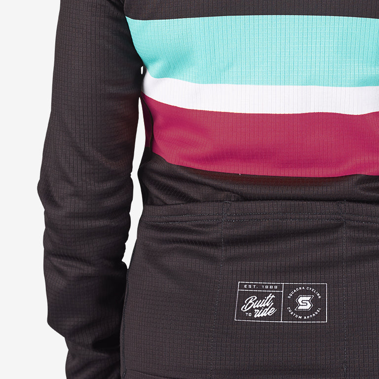 WOMENS CUSTOM PREMIER CYCLE THERMO JERSEY