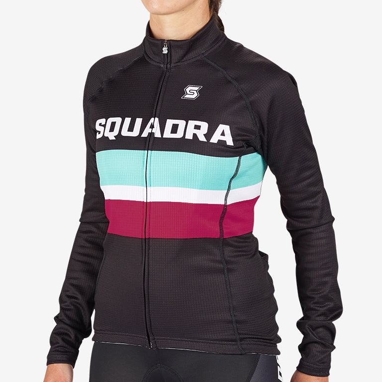 WOMENS CUSTOM PREMIER CYCLE THERMO JERSEY