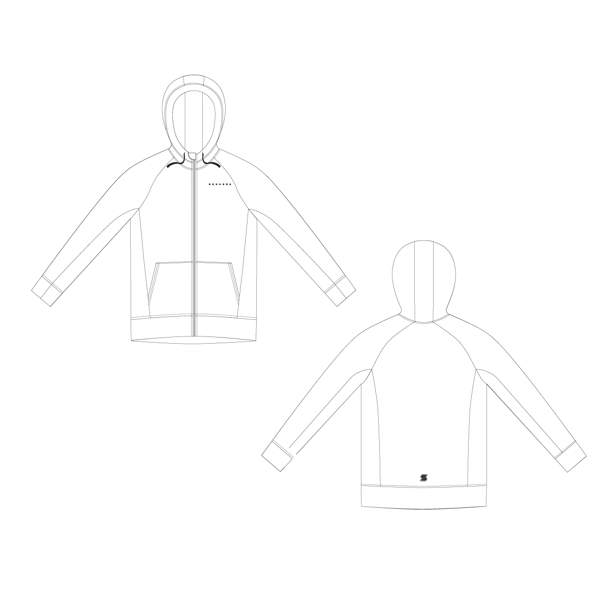 WOMENS CUSTOM THERMO HOODIE