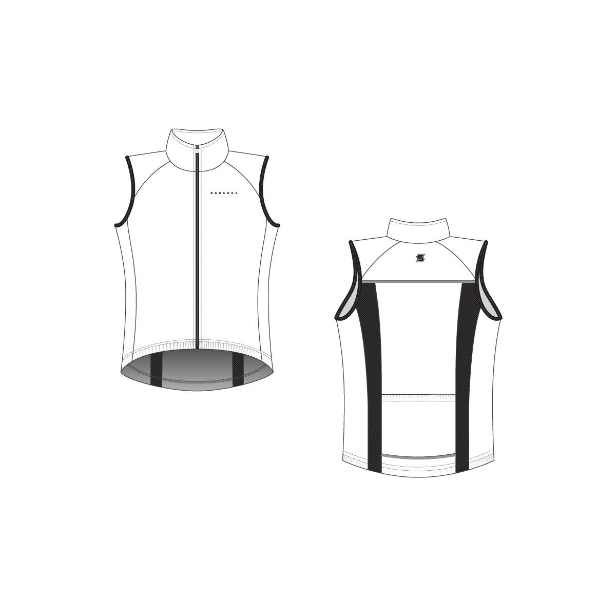 WOMENS CUSTOM PREMIER CYCLE WIND VEST