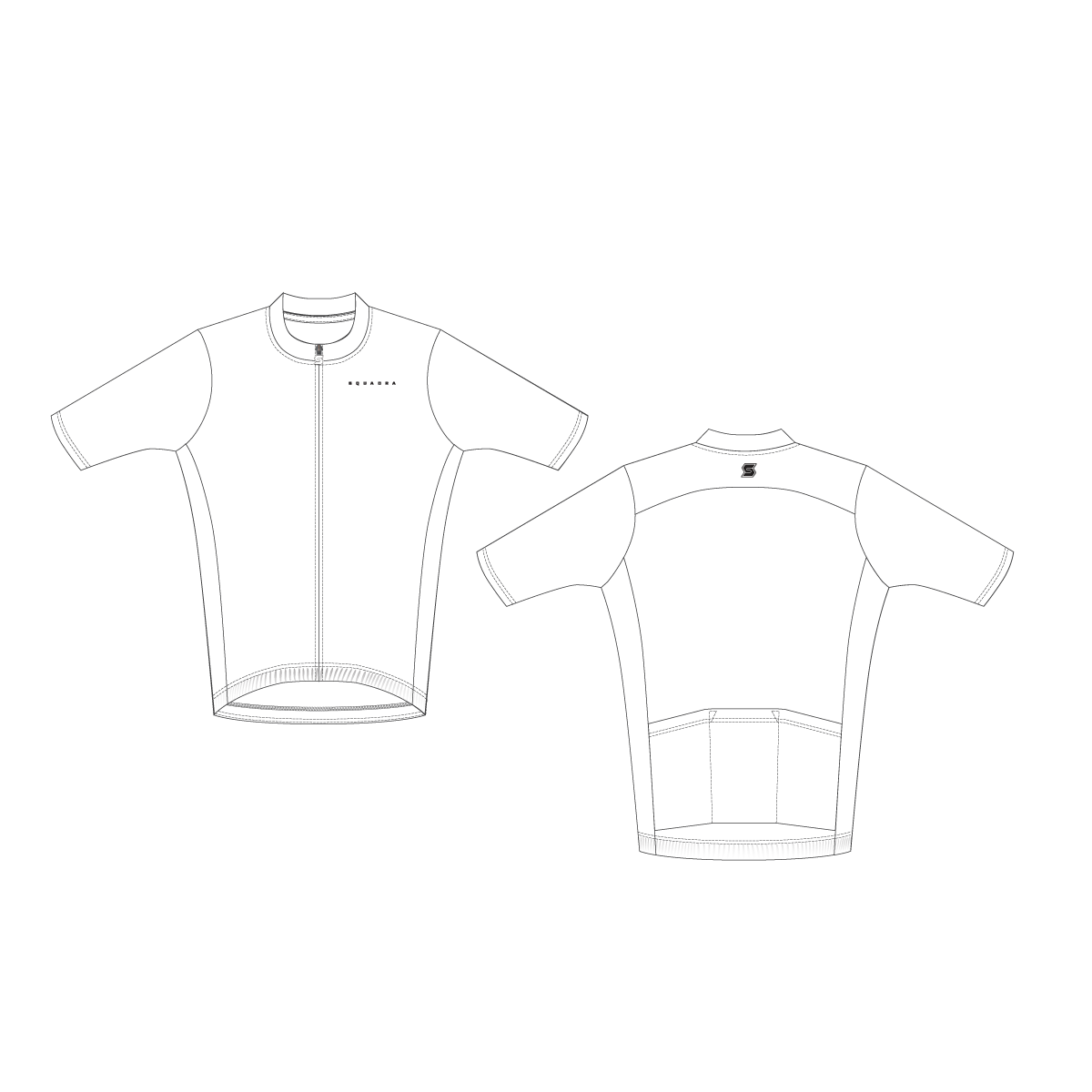 WOMENS CUSTOM PRO AERO CYCLE JERSEY Squadra